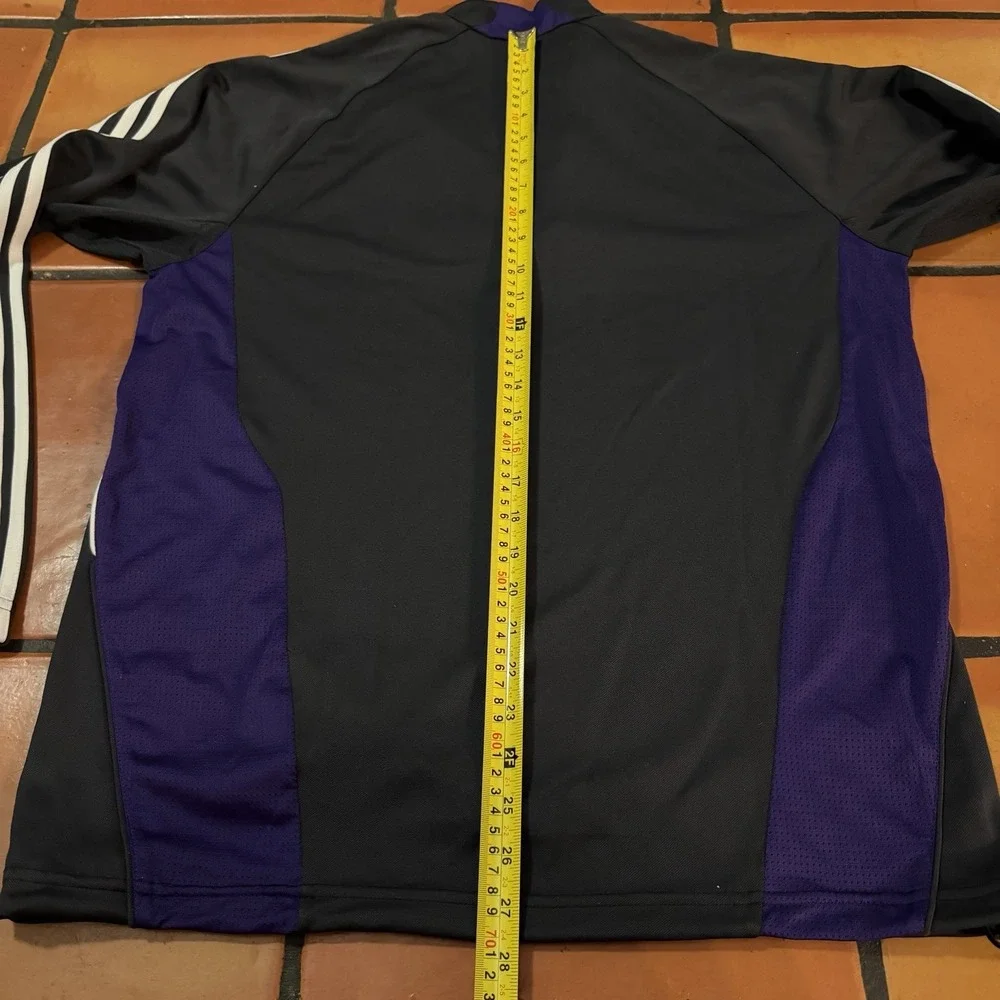 Adidas ClimaCool RSC Anderlecht 1/4 Zip Training Top Black Purple Mens L